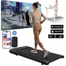 Tapis roulant da 300 libbre per la casa Tapis roulant da 2,5 HP Tappetino da passeggio Display digitale dei dati LCD 2in1 Walking Running Macchina per esercizi fitness