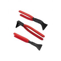 Hand Seamer Tool Set 3 Pieces Metal Bending Pliers with Precise Angled Tips for Jewelry Making and Model Craft