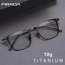 FIRADA Modische Bequeme Brillen Retro Luxus Platz Brillen Business Brillen Rahmen Für Männer Frauen 8028-C