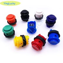 Nuovo 1 pz Arcade Americano Pulsante 28mm Arcade Bottoni Naruts HAPP Pulsante Rotondo Per Arcade JOYSTICK KIT Arcade Macchina Da Gioco Bottoni