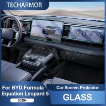 Car Tempered Glass Protective Film Set For BYD equation Leopard 5 2025+ Auto GPS Navigation Dashboard Display Screen Protector