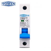 DC MCB 6ka 1p 500V Mini-Leistungs schalter 3a 6a 10a 16a 20a 25a 32a 40a 50a 63a y Anschluss
