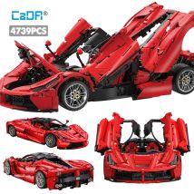 Cada 4739PCS Technische Stadt Racing Auto Hypercar Modell Bausteine Sportwagen Fahrzeug Ziegel Spielzeug Kinder Kinder Geschenke