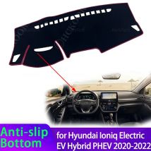 Für Hyundai Ioniq Elektrische EV Hybrid PHEV 2020-2022 LHD Dashboard Abdeckung Matten Vermeiden Licht Pads Anti-Uv Fall teppiche Zubehör
