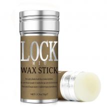 LOCKMIO Stick di cera per capelli per donne e bambini, tenuta a lunga durata, pomata, controllo dell'effetto crespo rotto, cera per lo styling flyaway per parrucche naturali