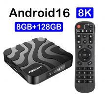 T95 Max Android 16 TV Box 2026 8K Ultra 8GB Ram 64GB 128GB Rom Allwinner H618 Google Voice Streaming Lettore multimediale Set Top Box