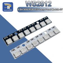 8*1Bit 8 Bits WS2812 WS 2811 5050 RGB Voll LED Lampe Panel Modul 5V WS2812B Regenbogen LED Präzise Für Arduino 8 Kanal Lichter