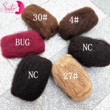10-18In Colored 4C Afro Kinky Bulk Human Hair Extensions No Weft 50g/Pack Brazilian Remy Bulk for Locs Micro Twist Braiding Hair