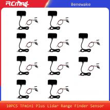 10PCS TFmini Plus Sensore telemetro laser Lidar IP65 Modulo TOF LiDAR antipolvere impermeabile, UART I2C IIC I/O 0,1 m ~ 12 m