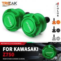 For Kawasaki Z750 Z 750 2006-2017 Z750S 2005-2013 Z750R 2011-2015 Motorcycle Swingarm Spools Stand Screws 10MM