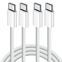 60W Type C to Type C Cable Data Line For Iphone 15 16 17 Samsung Xiaomi Fast Charging USB C to C Cable Type C Data Charger 1m2m