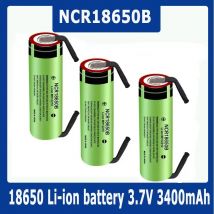 Nuova batteria originale 18650 NCR18650B 3.7V 3400mah 18650 batteria ricaricabile al litio saldatura batterie in lamiera di nichel