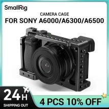 Gabbia per fotocamera SmallRig Mini DSLR per Sony a6000/ A6300 / A6500 / Nex-7 per Sony Camera Rig con supporto per scarpe per microfono 1661