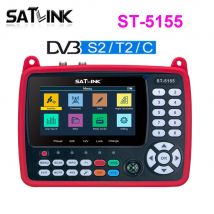 Satlink ST-5155 DVB-S2 + DVB-C + DVB-T2 Combo MPEG4 HD H.265 satellite finder Meter 4.3 pollici VS ST-5150 gtmedia V8 Finder2 pro max
