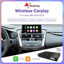Road Top Android Auto Wireless Carplay per Lexus NX 2014-2019 Supporto Mappa Musica Youtube Funzione fotocamera Bluetooth