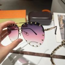 Übergroße Metallrahmen Sonnenbrille Männer Frauen Mode Vintage Polarisierte Marke Shades Brillen Fahren Sonnenbrille