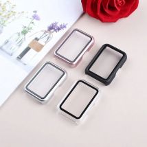 Custodia per Samsung Galaxy Fit 3 con Protezione Schermo in Vetro Temperato, Bumper Rigido in PC + Vetro per Accessori Galaxy Fit3