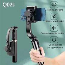 Q02S Bluetooth Wireless Selfie Stick 145 cm Mini Stativ Ausziehbares Einbeinstativ mit Fülllicht Fernauslöser Für Ios Android telefon