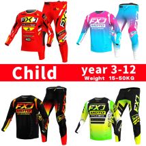 GRÖSSE 20 22 24 26 28 Motocross-Trikot und Hose für Kinder FXJ Enduro-Ausrüstungsset MX-Ausrüstungsset Kinder Jugend MTB DH UTV Racing Sui