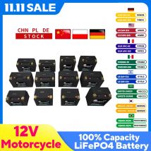 Batteria moto 12V LiFePO4 agli ioni di fosfato di litio con protezione di tensione BMS per BMW,Halley,Augusta,KTM,Honda,Suzuki,Yamaha