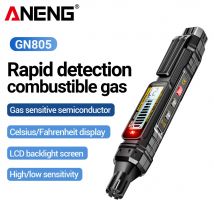 ANENG GN805 Rilevatore di gas combustibile Analizzatore di gas Misuratore di perdite di gas 50 ~ 10000PPM Allarme sonoro Ambientale Multiplo rilevabile