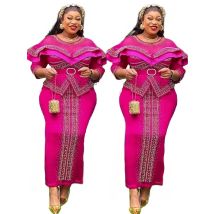 2023 elegante Afrikanische Kleider für Frauen Neue Afrika Kleidung Plus Größe Frühling Hochzeit Party Langes Kleid Dashiki Ankara Outfits Robe