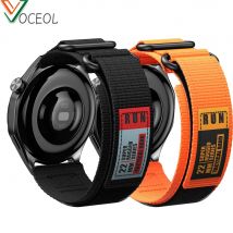 22mm Watch Strap for Garmin Vivoactive 4, Forerunner 255 265, Venu 3/2 Band, Sprot Nylon Velcro Band for Huawei Watch GT5 4 3 2
