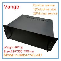 Vange 4U Elektronikgehäuse 425 * 350 * 170 mm Stahl-Projektbox-Audiogehäuse