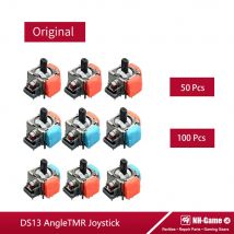 50/100 Uds DS13 MAX ángulo de segunda generación TMR Joystick electromagnético para PS4 para PS5 para Xbox Gamepad 3D palo analógico basculante