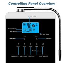 Haushalt Kangen Wasser Maschine Kunststoff Alkalische Wasser Ionisator 7/11 Platten Platin Beschichtung Alkalische Wasser Produktion Maschine