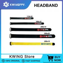3PCS KWINGFPV Aufkleber Band Kevlar/Nylon Lipo Batterie Strap Gürtel Wiederverwendbare Kabelbinder Wrap für FPV RC Batterie Batterie Riemen