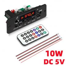 DC 5V 10W Bluetooth 5,0 Stereo DIY Auto MP3 Player Decoder Board 2*5W Verstärker drahtlose FM Radio Modul TF USB Freisprechen Anruf
