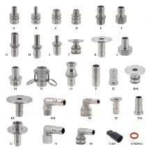 Homebrew Beer Quick Disconnect 304 Stainless Steel Ball Lock Style Free Shipping