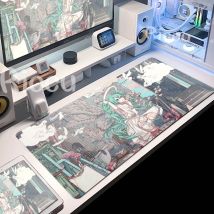 Large Gaming Mouse Pad Hatsune M-miku Mousepad PC Gamer Desk Mat Office Decoration Mouse Mat E-Sports Playmat Game Accessories