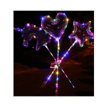 Clear Balloon with Led Lights Transparent Round Heart Unicorn Balloons for Birthday Wedding Party Decor Light up Ballons Kits