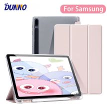 Tablet-Hülle für Samsung Galaxy Tab für S6 Lite 10,4 für Tab S9 FE11 S8 S7 S9 S10 Plus 12,4 Zoll transparente Rückseite Tablet-Abdeckung