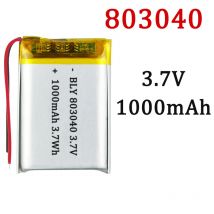 Hochwertiges 3,7 V 1000 mAh 803040   Wiederaufladbare Polymer-Batterien Li-Po für Spielzeug Power Bank GPS Laptop Camping Lichter Diy