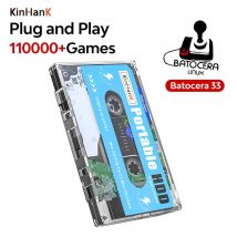 KINHANK Super Console 500G Gaming HDD 100000 Video Games 70 Emulatory DC/MAME/SS/NAOMI/PS2/PS1 Plug