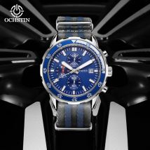 OCHSTIN orologio da uomo di lusso cronografo impermeabile di alta qualità orologio da polso da uomo luminoso orologio al quarzo da uomo in Nylon orologio Casual