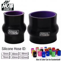 Hochtemperaturverstärkter Silikon-Buckelkupplungsschlauch 4-lagig 70/76/80/83/89/102 mm für Toyota Supra MK3 MA70 7MGE/7MGTE/7M-GT HU-SSTF76