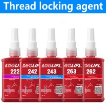 LOOLIFL 50ml thread locking adhesive - screw/bolt adhesive, rust and leak proof, mechanical maintenance and daily DIY projects,