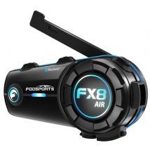 Fodsports FX8 AIR casco interfono moto auricolare Bluetooth interfono impermeabile, Radio FM, 3 suoni Stereo