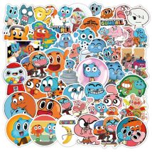10/50PCS Divertente Animazione Il Incredibile Mondo di Gumball Adesivi Personalità Carina Creativa Doodle Decalcomanie Giocattoli Regali per Scrapbook