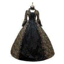 Victoria Vintage Party Dress Masquerade Costume Floor Length Premium Princess Dresses Women Cosplay Court Style Queen's Dress