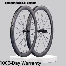 Ruote per raggi in carbonio CSC 700c 30mm larghezza 40/50mm profondità Freno a disco Cricchetto 54T Mozzo F-20H R-20H Set di ruote per raggi in carbonio leggero