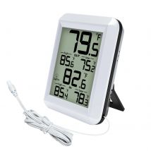 MASTFUYI Digital Thermometer Hygrometer Indoor Outdoor Temperature Weather Forecast Wireless Electronic Table Clock Temperature