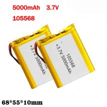 105568   Batteria ai polimeri di litio LiPo 3.7V5000mAh per luci da campeggio GPS DVD E-book Tablet Pc Laptop Power Bank Video Game1-10PCS