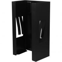 Magnetischer Handschuhfachhalter, schwarz, Wandmontage, Werkzeugspender, Taschentuch, Ganizer, Garage, Kühlschrank, Handschuhe, Aufbewahrungslösung
