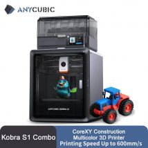 Anycubic Kobra S1 Combo AE Wersja Wielokolorowa Drukarka 3D Max. Prędkość 600mm/s Core XY Stabilna Konstrukcja Wysoka Precyzja Drukarka 3D