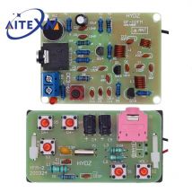 76-108 MHz FM Stereo Radio DIY Kit Drahtloses FM Sender- und Empfängermodul Frequenzmodulation Löten YANXD